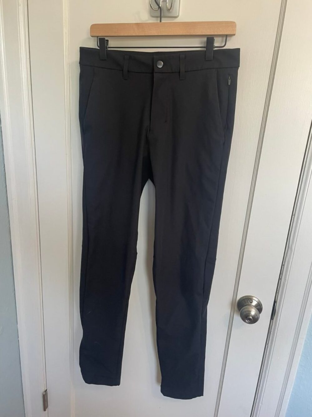 Lululemon Men's ABC Commission Dress Pant Black Slim Fit Size 30
